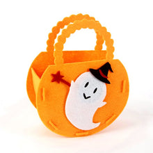 Load image into Gallery viewer, Halloween Pumpkin Bag Children Candy Gift Bag Props Basket DIY Festival Supplies Halloween Children Loot Handheld Storage Basket
