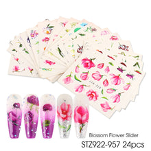 Load image into Gallery viewer, Halloween Series Nail Stickers Set Cute Pumpkin Skull Transfer Sliders For Nails Watermark Temporary Tattoos Decals CHSTZ856-879
