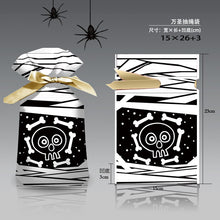 Load image into Gallery viewer, 10pcs Halloween Snoep Tas Trekkoord Ziplock Zak Halloween Verpakking Zak Bakken Cookie Halloween Zak Gift Bag Halloween Decoratie
