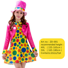 Load image into Gallery viewer, Halloween men costumes Funny Circus  Naughty Harlequin Uniform men costume Fancy Dress Cosplay for adult Men Women Clown Costume
