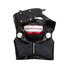 Load image into Gallery viewer, Halloween adjustable zipper rubber mask anime Tokyo Ghoul Kaneki Ken
