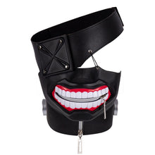 Load image into Gallery viewer, Halloween adjustable zipper rubber mask anime Tokyo Ghoul Kaneki Ken
