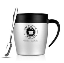 Load image into Gallery viewer, Handle Coffee Mug Stainless Steel Thermos Cups Vacuum Flask thermo Water Bottle Adult Bussiness Men Tea Portable Thermocup 330ML
