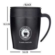 Load image into Gallery viewer, Handle Coffee Mug Stainless Steel Thermos Cups Vacuum Flask thermo Water Bottle Adult Bussiness Men Tea Portable Thermocup 330ML
