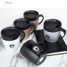 Load image into Gallery viewer, Handle Coffee Mug Stainless Steel Thermos Cups Vacuum Flask thermo Water Bottle Adult Bussiness Men Tea Portable Thermocup 330ML
