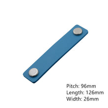 Load image into Gallery viewer, Doorknob Handmade Leather Pull Handle Minimalist Door Cupboard Drawer Kitchen Cabinet Dresser Knobs Furniture Hardware
