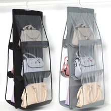 Load image into Gallery viewer, Hanging Handbag Organizer for Wardrobe Closet Transparent Storage Bag Door Wall Clear Sundry Shoe Bag with Hanger Pouch
