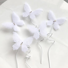 Load image into Gallery viewer, Happy Birthday Butterfly Theme Cake ToppersHandmade Painted Wedding Birthday Party Cake Decoration Party Baking Supplies Gift
