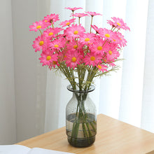 Load image into Gallery viewer, 5 Head White Daisy Artificial Flowers Long Branch Bouquet for Home Wedding Garden Decoration DIY Bridal Silk Fake Flower
