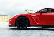 Load image into Gallery viewer, 1:24 2017 Nissan GTR simulation alloy car model crafts decoration collection toy tools gift
