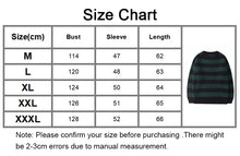 Load image into Gallery viewer, Autumn Winter Knitted Striped Sweater Women Casual Oversized Pullovers Sweaters Loose Warm Jumper Streetwear Teen Knitwear
