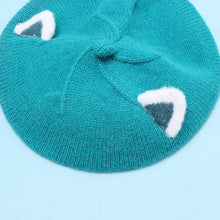 Load image into Gallery viewer, Baby Hat Berets for Girls Autumn Winter Knitted Cap Kids Lovely Beanies Fox Ears Painter Hats Infant Girl Bonnet Beret Xmas Gift
