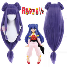 Load image into Gallery viewer, Anime Ranma 1/2 Ranma Nibun-no-Ichi cosplay wigs Ranma One-Half Ranma Shampoo Anime Cosplay hairs For Costume Party props
