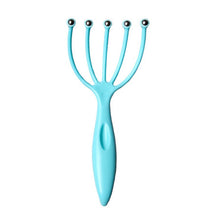 Load image into Gallery viewer, Head Massager Scalp Neck Comb Roller Five Finger 9 Claws Steel Ball Hand Held Relax Spa Hair Care For Hair Growth Stress Relief
