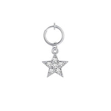 Load image into Gallery viewer, Heart shaped fake belly button ring belly button butterfly clip
