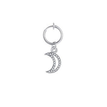 Load image into Gallery viewer, Heart shaped fake belly button ring belly button butterfly clip
