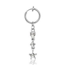 Load image into Gallery viewer, Heart shaped fake belly button ring belly button butterfly clip
