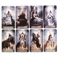 Load image into Gallery viewer, Heaven Earth Tarot Kit Cards 78 New Tarot Cards For Beginners With Guidebook Card Game Board Game Exquisite And Guidebook
