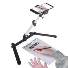 Load image into Gallery viewer, Photography Adjustable Table Stand Set Tripod Top Mini Monopod+Phone Clip Fill-In Light Tripod with Mobile for Live Streaming
