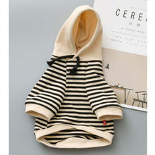 Load image into Gallery viewer, Autumn Winter Pet Dog Clothes Striped Pet Dog Hoodie French Bulldog Clothing For Dogs Costume Parent-Child Pet Clothes For Dogs
