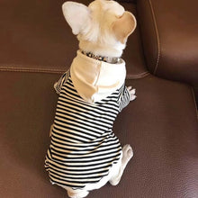 Load image into Gallery viewer, Autumn Winter Pet Dog Clothes Striped Pet Dog Hoodie French Bulldog Clothing For Dogs Costume Parent-Child Pet Clothes For Dogs
