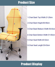 Load image into Gallery viewer, Gaming Chair Covers Computer Desk Chair Slipcover Office Game Reclining Racing Stretch High Back Gamer Swivel Chairs Protector （Only chair cover）
