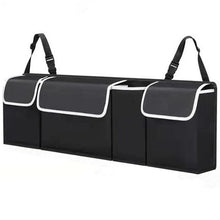 Load image into Gallery viewer, High Capacity Adjustable Car Storage Box Backseat 4 Bag Trunk Organizer Multi-use Oxford Car Seat Back Organizers Car Accesories
