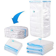 Load image into Gallery viewer, High Capacity Vacuum Bag Package Compressed Organizer for Quilts Clothes Transparent Space Saving Seal Bags Foldable Storage Bag
