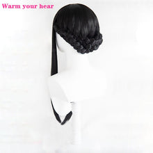 Load image into Gallery viewer, High Quality Anime SPY×FAMILY Yor Forger Cosplay Wig Heat Resistant Hair SPY FAMILY Halloween Party Role Play Wigs + a wig cap
