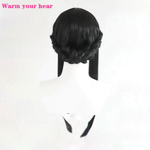 Load image into Gallery viewer, High Quality Anime SPY×FAMILY Yor Forger Cosplay Wig Heat Resistant Hair SPY FAMILY Halloween Party Role Play Wigs + a wig cap
