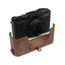 Load image into Gallery viewer, High Quality Camera Bag PU Leather Half Body Set Cover For Fujifilm FUJI X-E4 XE4 Bottom Case With Battery Opening
