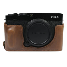 Load image into Gallery viewer, High Quality Camera Bag PU Leather Half Body Set Cover For Fujifilm FUJI X-E4 XE4 Bottom Case With Battery Opening
