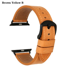 Load image into Gallery viewer, Leather Strap For Apple Watch Band 45mm 41mm 42mm 38mm 44mm 40mm Series 7 6 SE 5 4 3 iWatch Watchband

