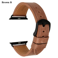 Load image into Gallery viewer, Leather Strap For Apple Watch Band 45mm 41mm 42mm 38mm 44mm 40mm Series 7 6 SE 5 4 3 iWatch Watchband
