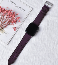 Load image into Gallery viewer, Leather loop Band for iWatch 40mm 44mm Sports Strap band for Apple watch 42mm 38mm Series 3 4 5 6 SE 7 41MM 45MM
