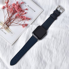 Load image into Gallery viewer, Leather loop Band for iWatch 40mm 44mm Sports Strap band for Apple watch 42mm 38mm Series 3 4 5 6 SE 7 41MM 45MM
