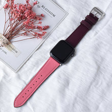 Load image into Gallery viewer, Leather loop Band for iWatch 40mm 44mm Sports Strap band for Apple watch 42mm 38mm Series 3 4 5 6 SE 7 41MM 45MM
