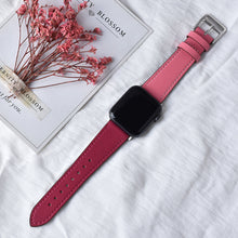 Load image into Gallery viewer, Leather loop Band for iWatch 40mm 44mm Sports Strap band for Apple watch 42mm 38mm Series 3 4 5 6 SE 7 41MM 45MM
