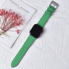 Load image into Gallery viewer, Leather loop Band for iWatch 40mm 44mm Sports Strap band for Apple watch 42mm 38mm Series 3 4 5 6 SE 7 41MM 45MM
