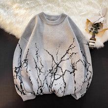 Load image into Gallery viewer, Hikigawa Japanese Sweaters Women Clothes Vintage Harajuku Oversized Tops Fashion Pullover Streetwear Gothic Print Black Sweater
