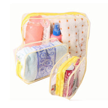 Load image into Gallery viewer, Home Travel Transparent Makeup Bag Toiletries Bag Bath Supplies Storage Bag Waterproof Travel Cosmetic Bag Wash Beauty Kit
