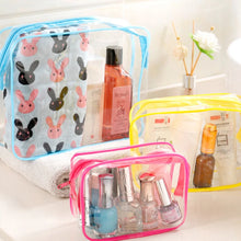 Load image into Gallery viewer, Home Travel Transparent Makeup Bag Toiletries Bag Bath Supplies Storage Bag Waterproof Travel Cosmetic Bag Wash Beauty Kit
