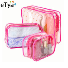 Load image into Gallery viewer, Home Travel Transparent Makeup Bag Toiletries Bag Bath Supplies Storage Bag Waterproof Travel Cosmetic Bag Wash Beauty Kit
