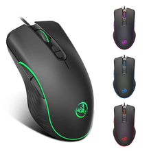 Load image into Gallery viewer, Upgraded version RGB Light 7200DPI Macro Programmable 7 Buttons  Optical USB Wired Mouse Gamer Mice computer Gaming
