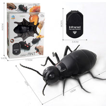 Load image into Gallery viewer, Horrible Infrared RC Cockroach Remote Control Simulation Roach Spider Toy Insects Prank Joke Scary Trick Bugs Kids Gift
