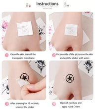 Load image into Gallery viewer, Halloween Tattoo Sticker Paper X Task Force Suicide Squad Tattoo Sticker Little Ugly Girl Hallie Queen
