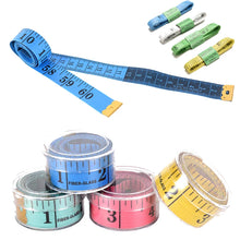 Load image into Gallery viewer, 150cm/60" Body Measuring Ruler Sewing Tailor Tape Measure Soft Flat Sewing Ruler Meter Sewing Measuring Tape Random Color
