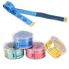Load image into Gallery viewer, 150cm/60" Body Measuring Ruler Sewing Tailor Tape Measure Soft Flat Sewing Ruler Meter Sewing Measuring Tape Random Color
