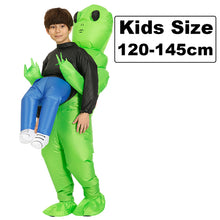 Load image into Gallery viewer, Adult Kids Alien Inflatable Costume Boys Girl Party Cosplay Costume Funny Suit Anime Fancy Dress Halloween Costume For Man Woman
