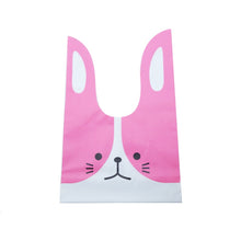 Load image into Gallery viewer, 20 / Batch Cute Rabbit Carrot Ear Biscuit Bag Candy Biscuit Gift Bag Snack Baking Packaging Supplies Easter Decoration
